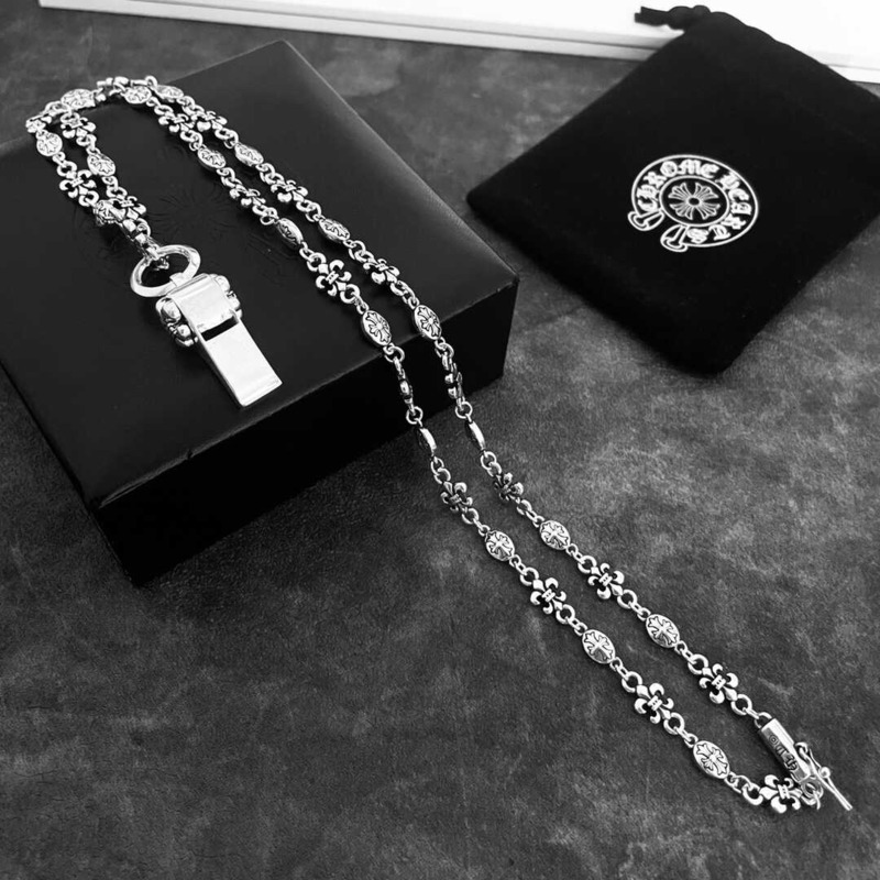 Ch*0me heart whistle pendant necklace