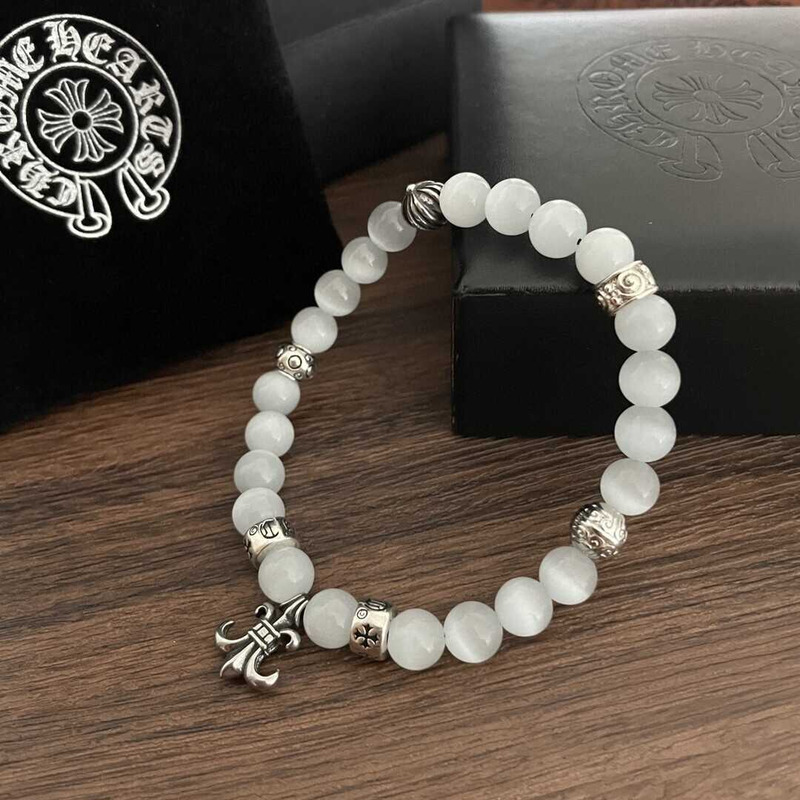 Ch*0me heart bead bracelet