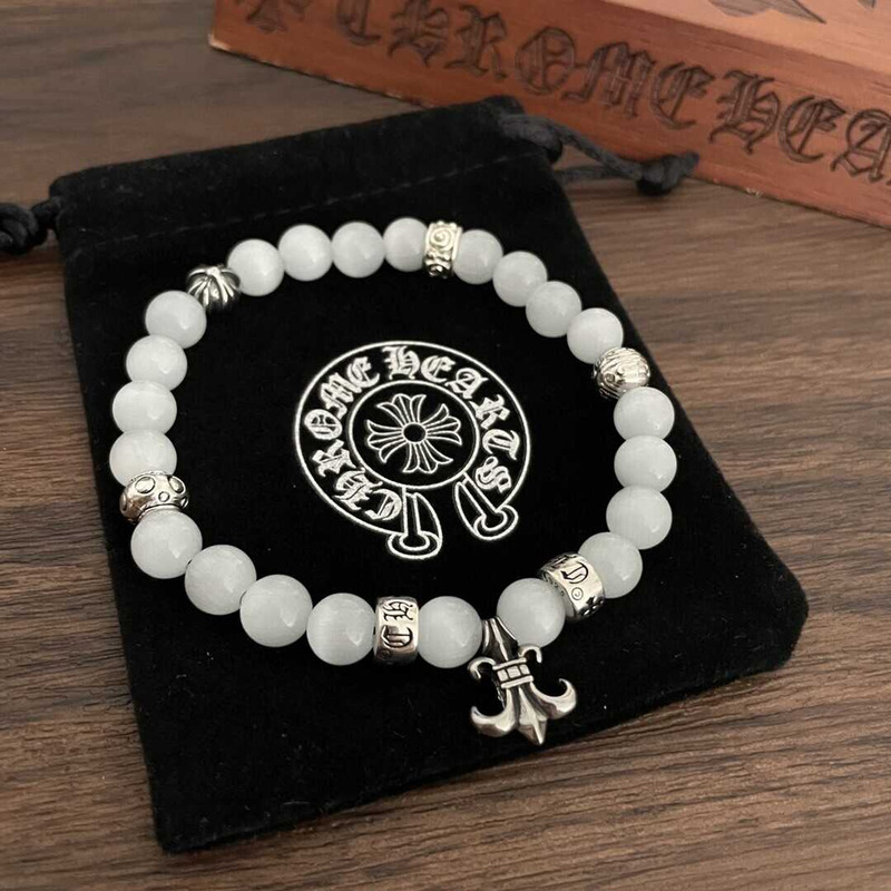 Ch*0me heart bead bracelet