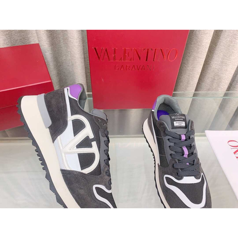 Valentino Logo Sneaker Dark Gray