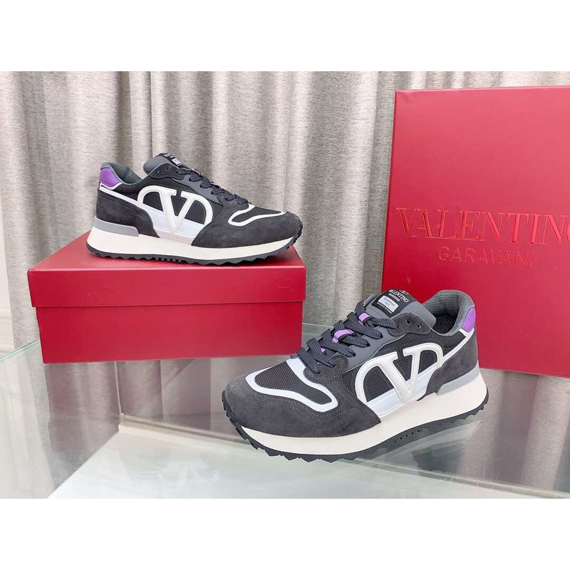 Valentino Logo Sneaker Dark Gray