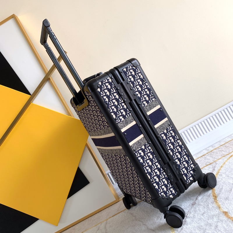D*or luggage box suitcase blue