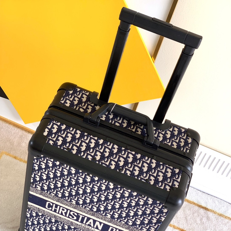 D*or luggage box suitcase blue