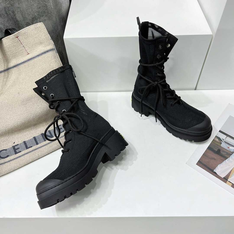 D*or turner lace-up converse boots black