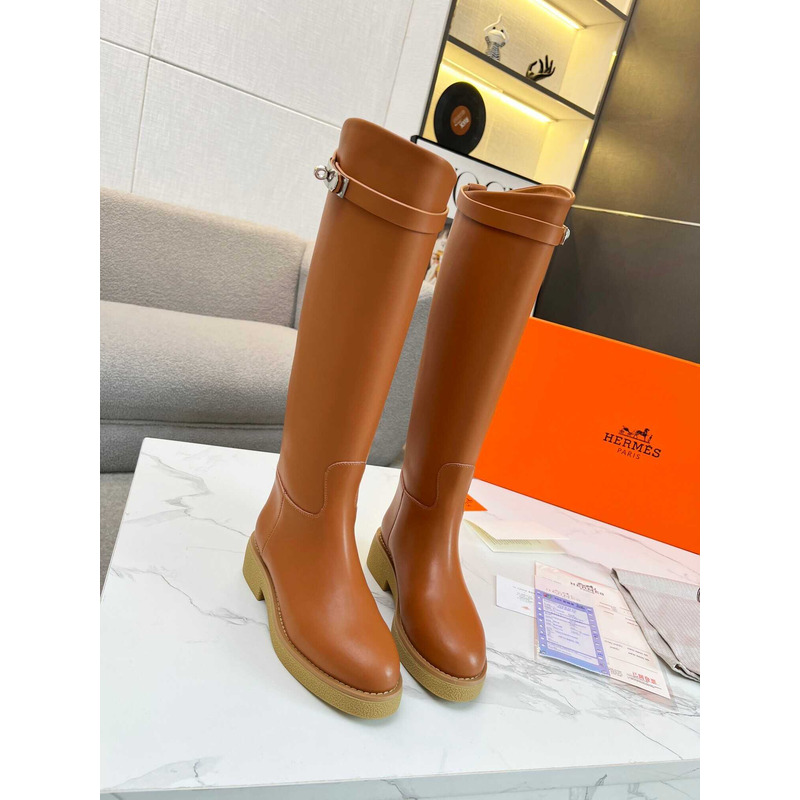 H**mes faustine boot brown