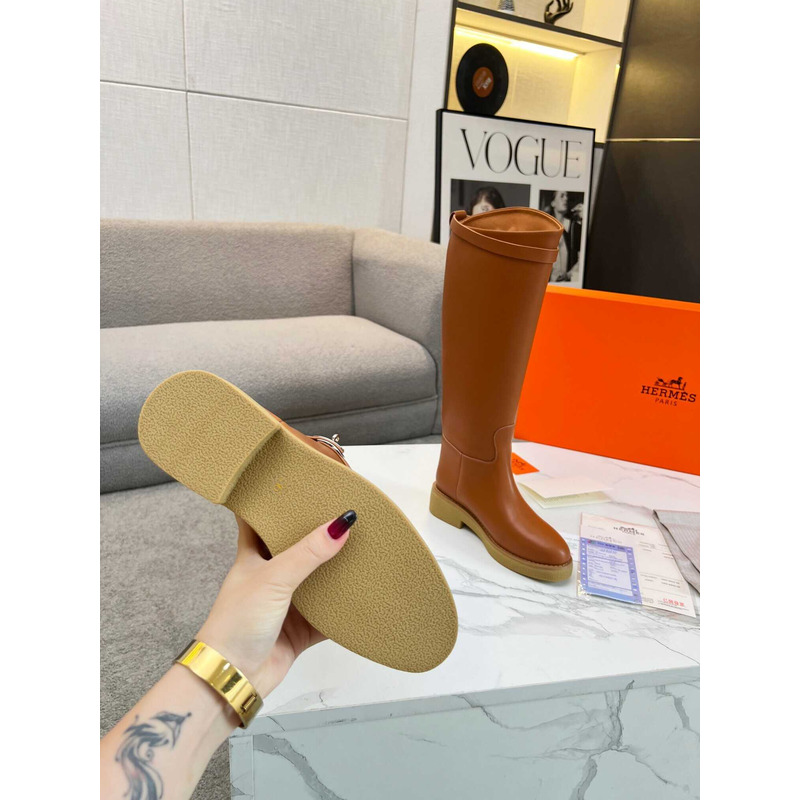 H**mes faustine boot brown
