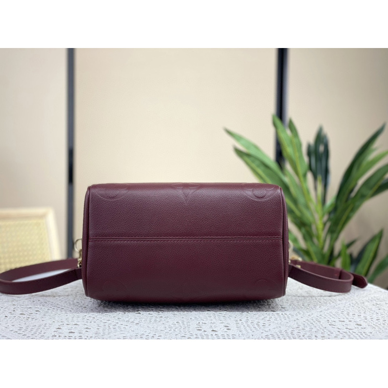 l**is V*t*n speedy bandoulière 25 handbag wine red