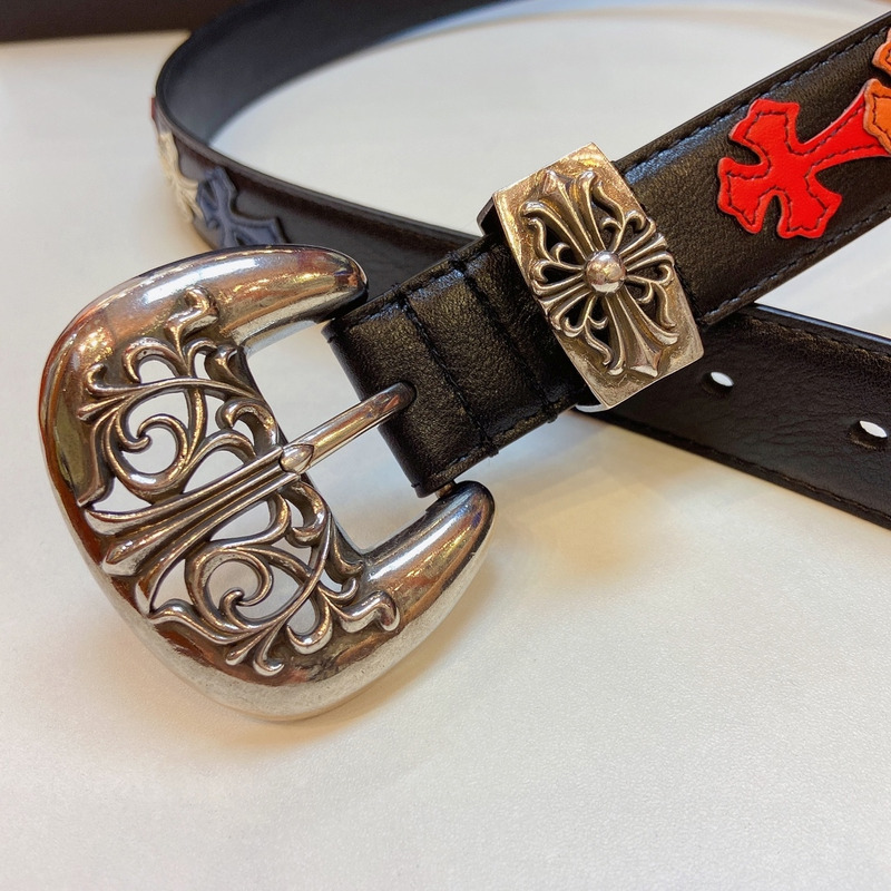 Ch*0me heart crosses thousand-eyed belt multicolor