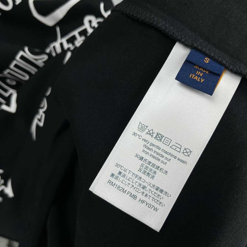 l**is V*t*n x nocimh“double logo” t-shirt black