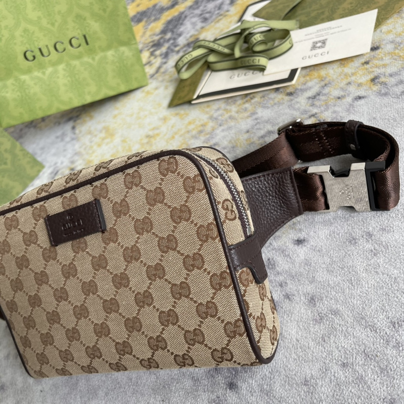 g*u*i belt bag gg S*p*e small beige/black