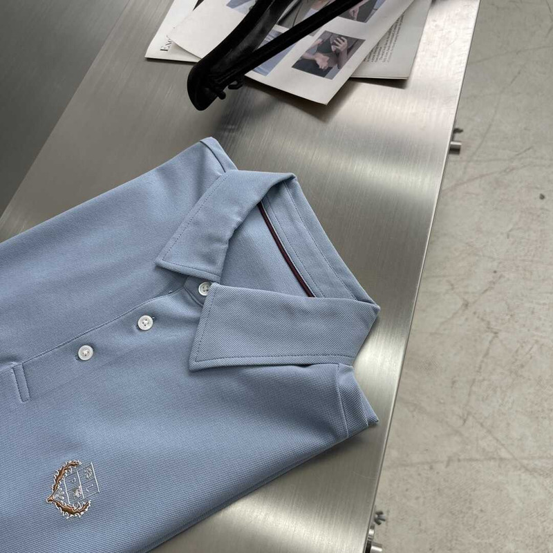 Loro piana Polo Brentwood in Cotone To Be Defined Blue