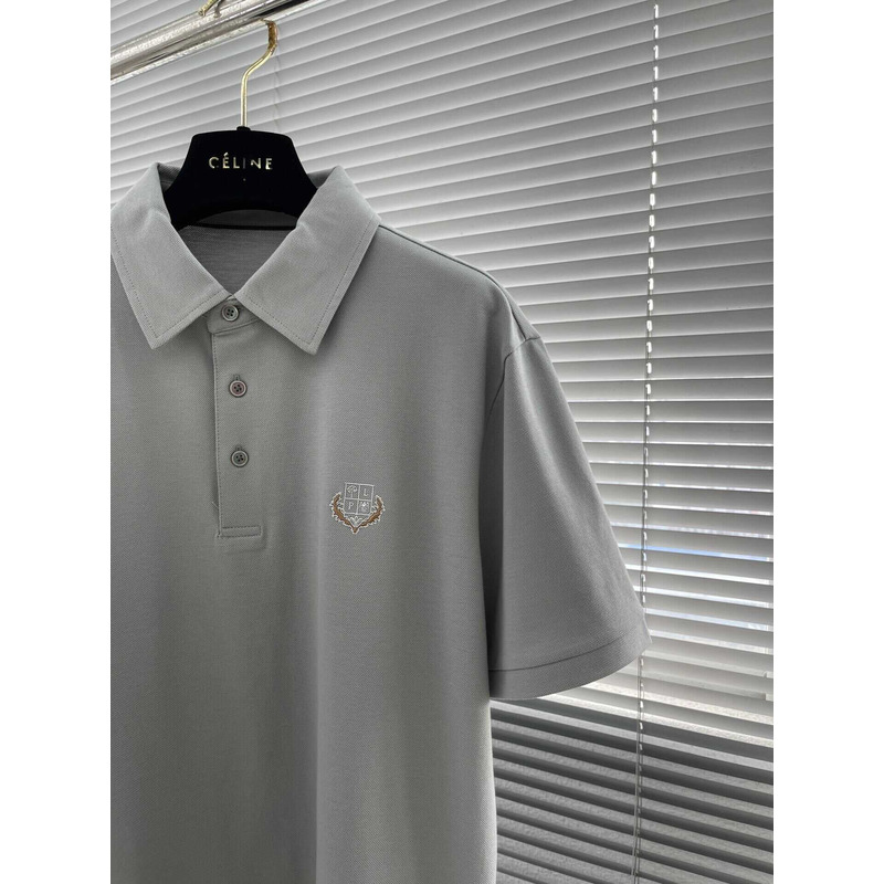 Loro piana Polo Brentwood in Cotone To Be Defined Grey