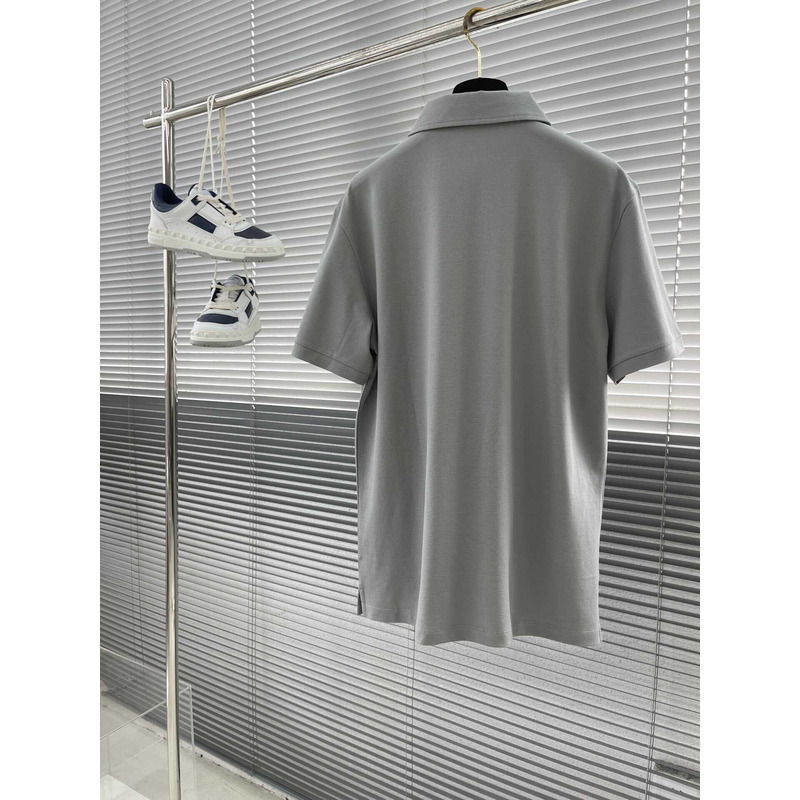 Loro piana Polo Brentwood in Cotone To Be Defined Grey