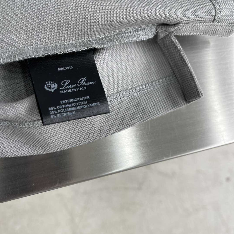 Loro piana Polo Brentwood in Cotone To Be Defined Grey