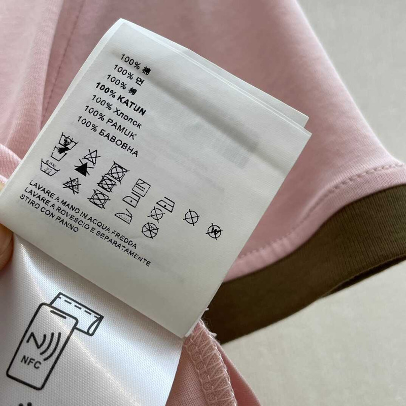 Miu Miu Embroidered Cotton Jersey T-shirt Alabaster Pink