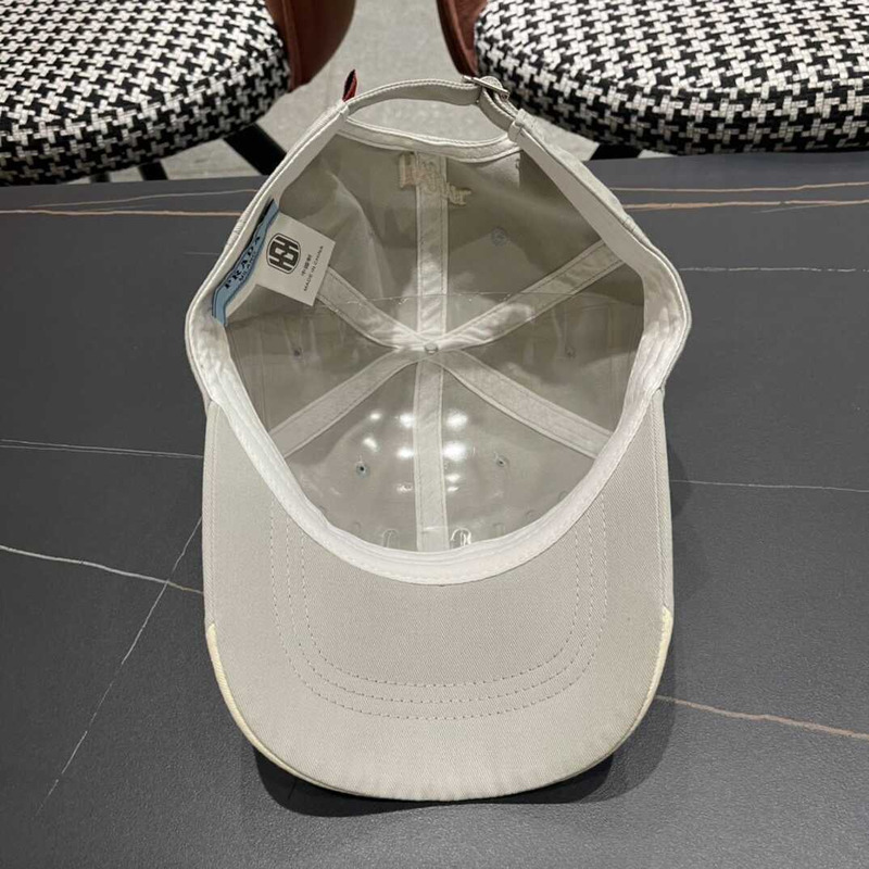 Pra*a re-nylon baseball cap in grey and white