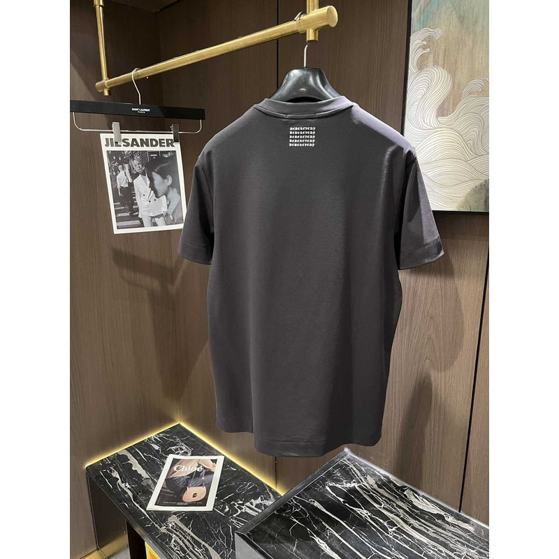 Ch*0me heart logo cotton t-shirt gray