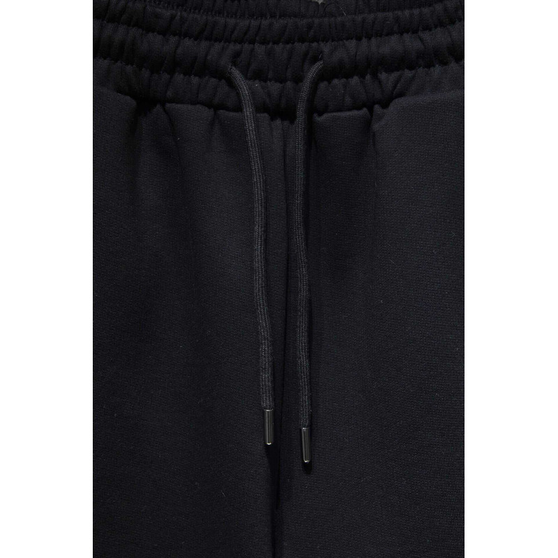 Ch*0me heart  embroidered cotton shorts black