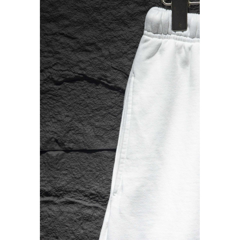 Ch*0me heart embroidered cotton shorts white
