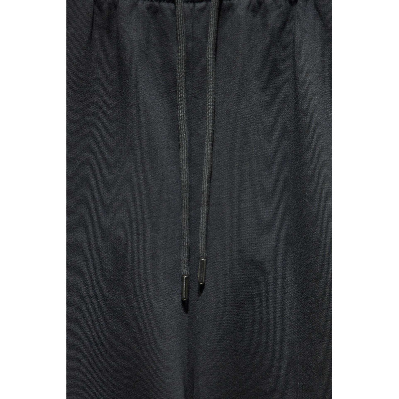 Ch*0me heart embroidered cotton shorts black