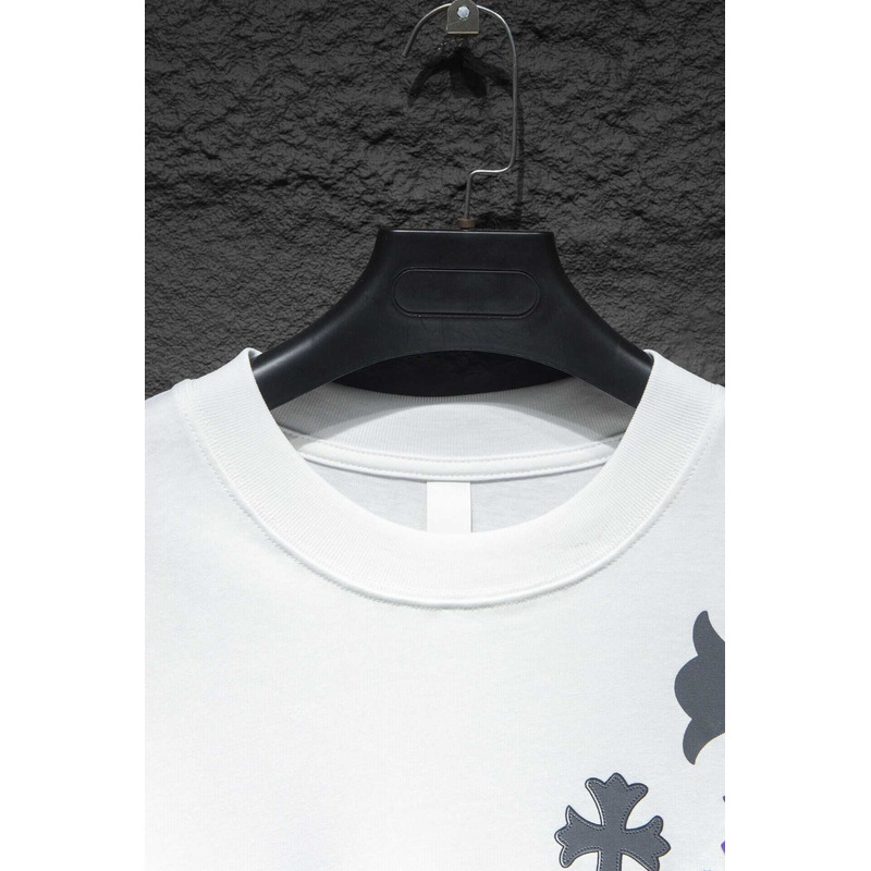 Ch*0me heart logo cotton t-shirt white
