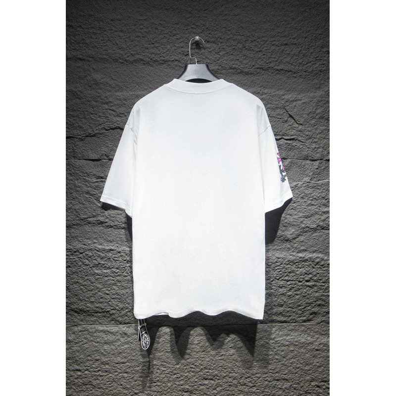 Ch*0me heart logo cotton t-shirt white