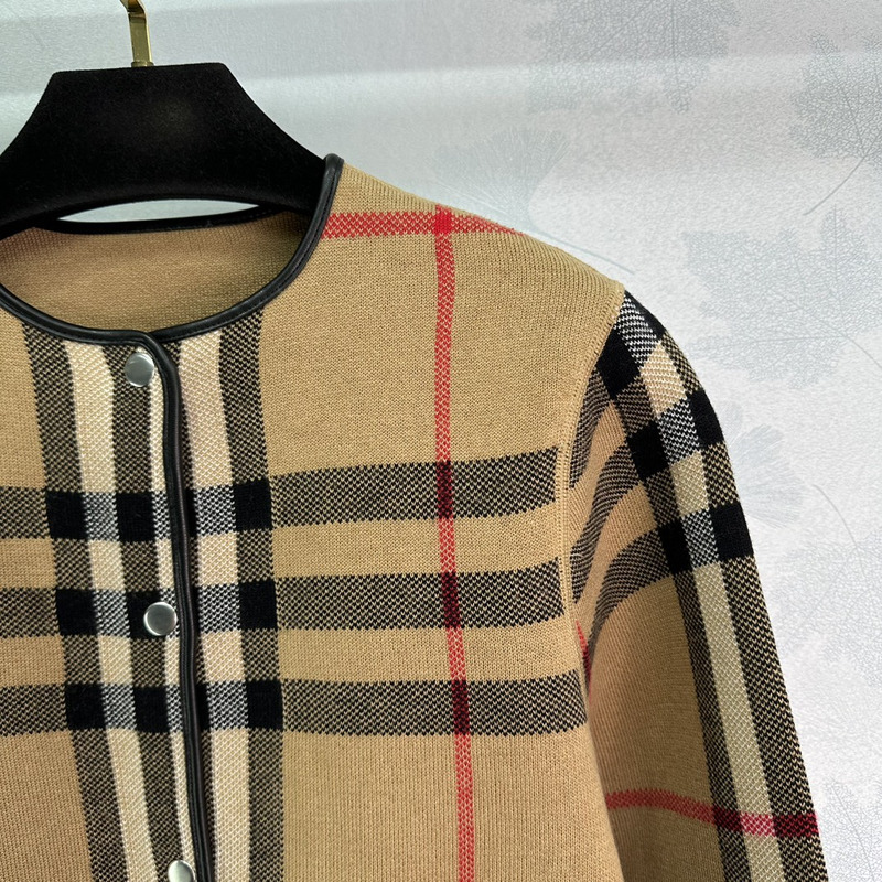 B**rry vintage-check bouclé collarless jacket