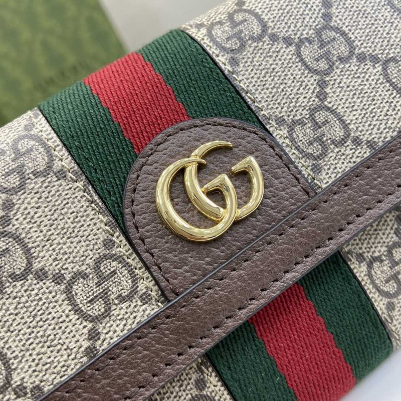 G*u*i ophidia wallet brown