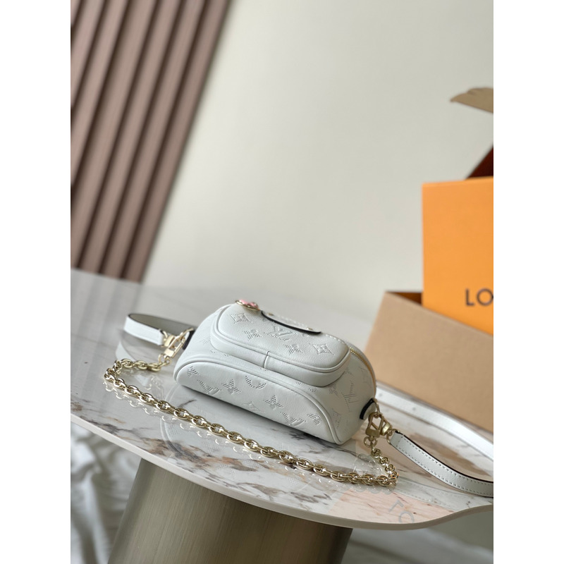 l**is V*t*n mini bumbag in white