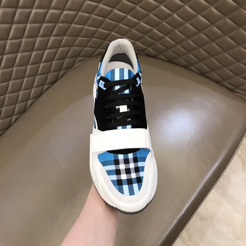 B**rry vintage check suede and leather shoes