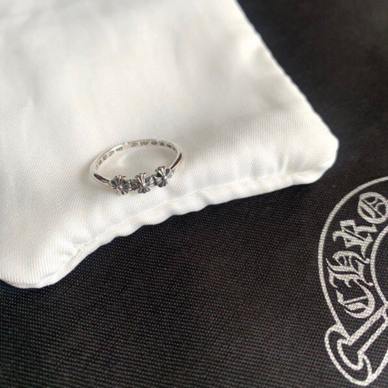 Ch*0me heart cross ring