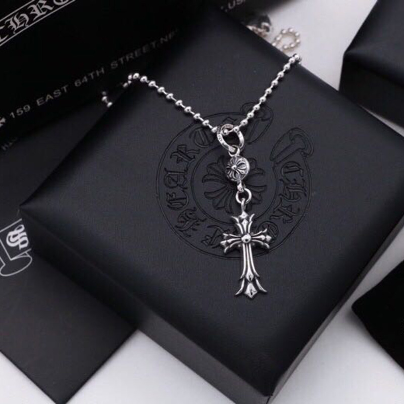 Ch*0me heart cross necklace