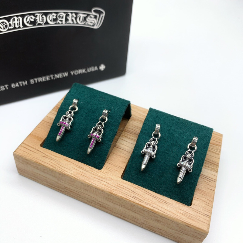 Ch*0me heart sword earrings