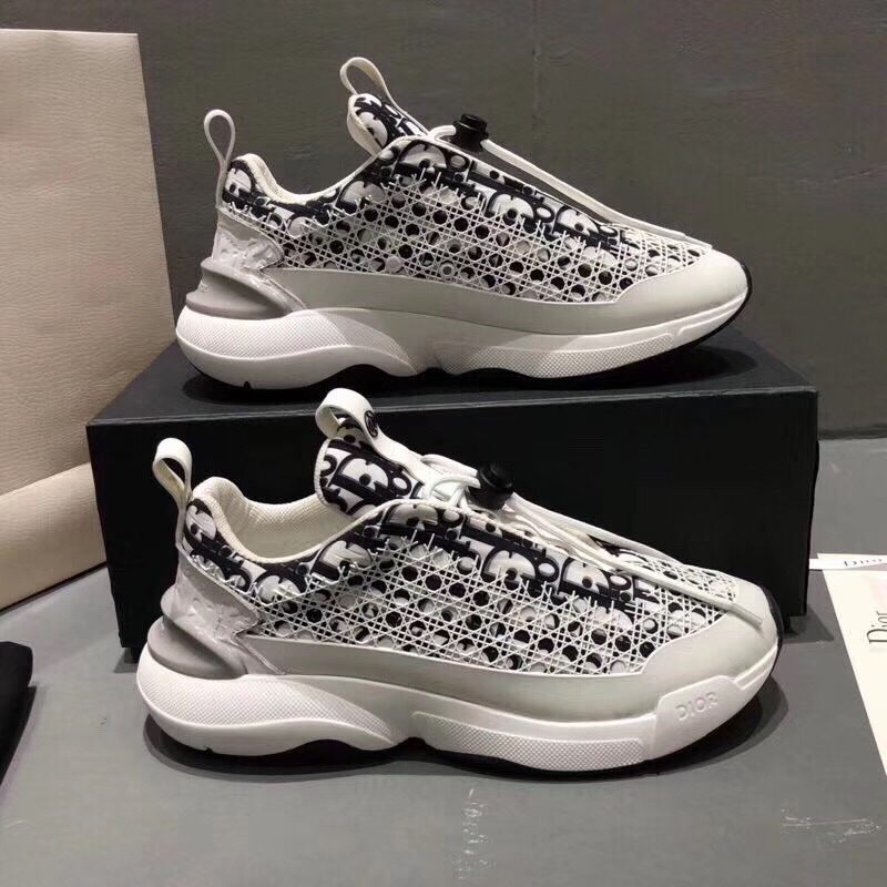 D*or white D*or oblique "b24" sneaker with