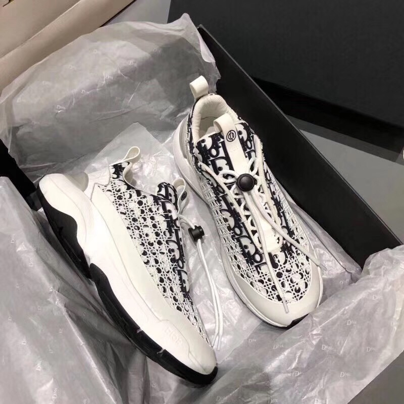 D*or white D*or oblique "b24" sneaker with
