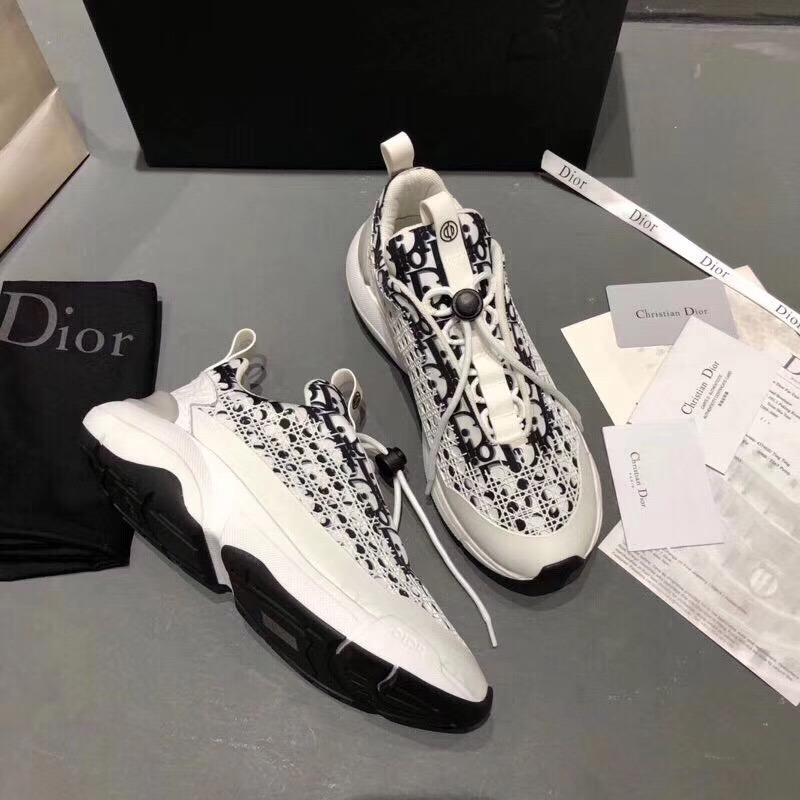 D*or white D*or oblique "b24" sneaker with
