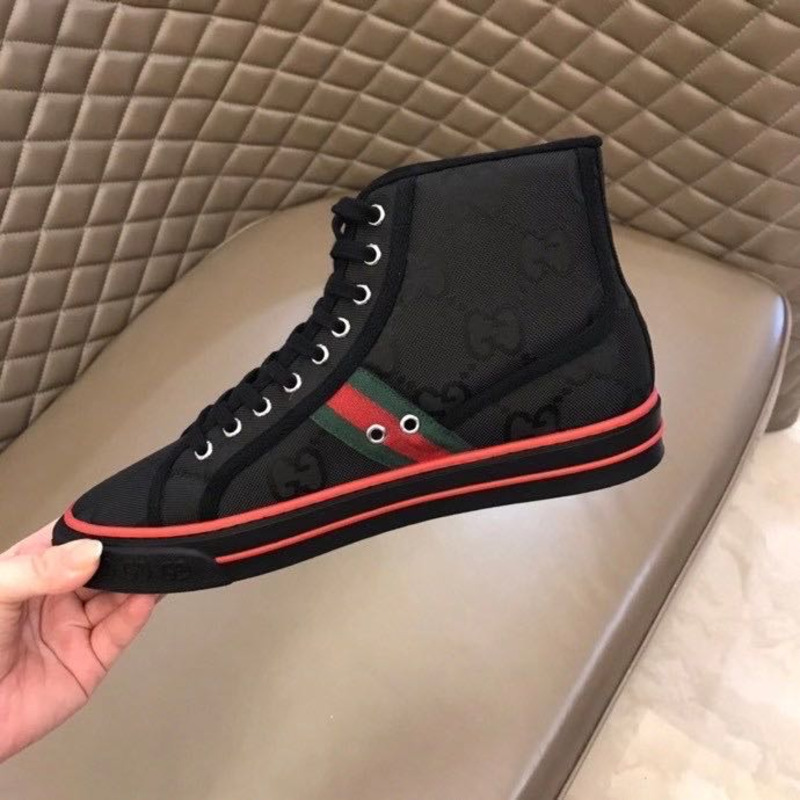G*u*i x off-white the grid high top sneaker